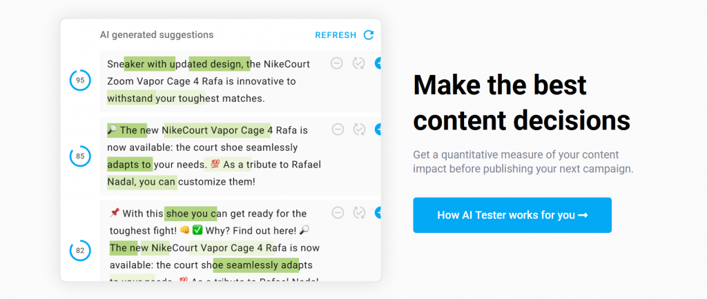 make the best ai content